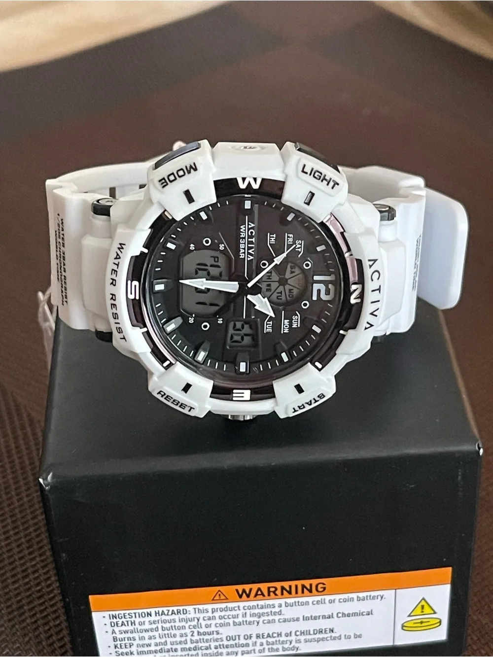 NEW Activa X Invicta Digital Men's Watch - 53mm. White